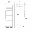 Winiarka | chłodziarka do wina | jednostrefowa | 461 l | na 126 butelek | 595x680x1764 mm | SV111B
