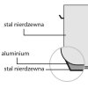 Garnek wysoki z pokrywką, stalowy, O 450 mm, V 71.6 l