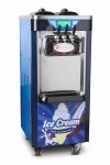 Maszyna do lodów włoskich | automat do lodów soft | nocne chłodzenie | 2 smaki + mix | niebieska | 2x6l | RQ208C-B