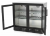 Barowa szafa chłodnicza RQ-208HCM | drzwi skrzydłowe | 2-drzwiowa | 227l