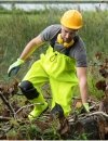 Spodniobuty Max ze wzmocnieniem kalosz typ S5 w kolorach fluo