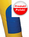 Spodnie ogrodniczki  morskie ze wzmocnieniem