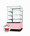 Witryna cukiernicza chłodnicza Dolce Visione Basic 700 BIANCO | 700x670x1300 mm | białe wnętrze