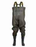 WATERPROOF CHEST WADERS PREMIUM 400P WITH KNEE REINFORCEMENT SBP01