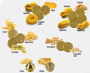 Matryca formująca do maszynki do makaronu Ciao Pasta 10 Linguine 3x1,6 mm