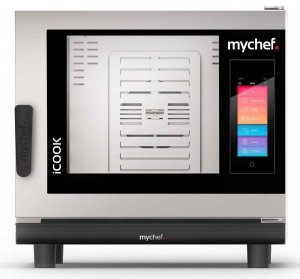 Piec konwekcyjno-parowy gazowy | automatyczny system myjący | 6xGN2/1 | 20 kW | 230 V | Mychef iCook 062G