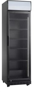 Szafa chłodnicza przeszklona SD420BE | 386 l | czarna (RQ419-BLACK)