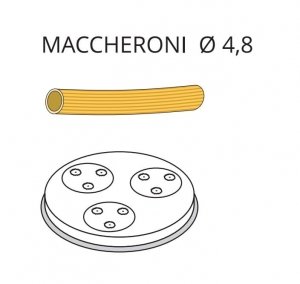 Matryca formująca do maszynki do makaronu PF80E i MPF8N MACCHERONI - ? 4,8 mm