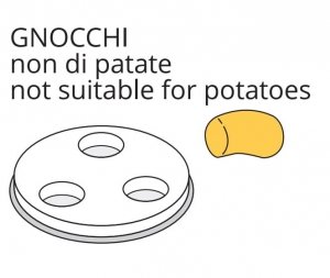 Matryca formująca do maszynki do makaronu PF80E i MPF8N GNOCCHI - ? 12 mm