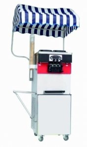Maszyna do lodów włoskich RQMG33A | 2 smaki +mix | automat do lodów | nocne chłodzenie | pompa napowietrzająca | 2x13 l 