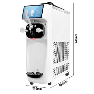 Maszyna do lodów włoskich RQMG16K | automat do lodów soft | 1 smak | 6 l