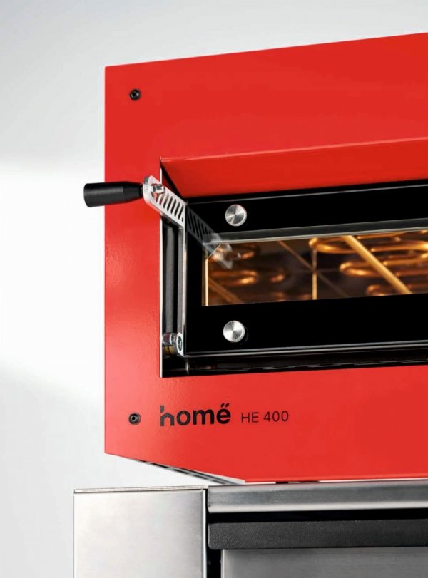 Piec do pizzy elektryczny Cuppone Home HE 400 | jednokomorowy | panel manualny | 400x400 mm | HE400/1 TM/FB | niebieski
