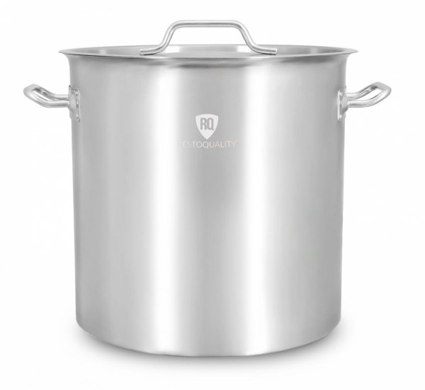 Garnek ze stali nierdzewnej z podziałką 21,2 l | 300x300 mm | z pokrywką | RQ13030