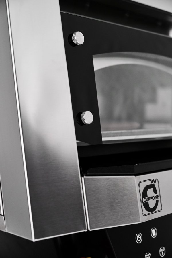 Piec do pizzy obrotowy Mantegna | MN40/1DG | elektryczny | max.500 °C | 1x40cm | 2,8 kW | 670x664x605 mm