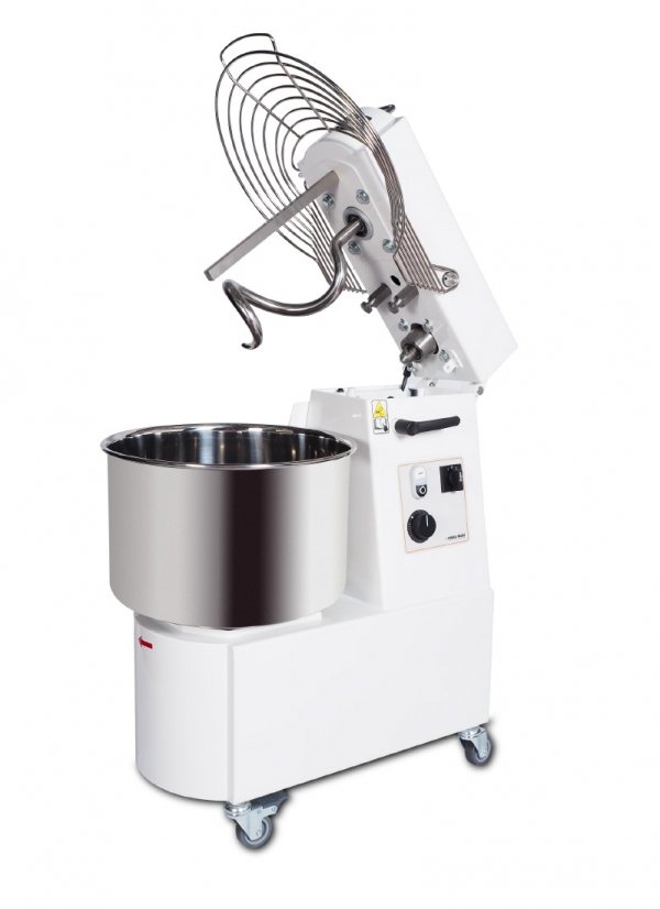 Mikser spiralny RTF 40 TR | podnoszona głowica i niewyjmowana dzieża | 41 l | 1,1 kW