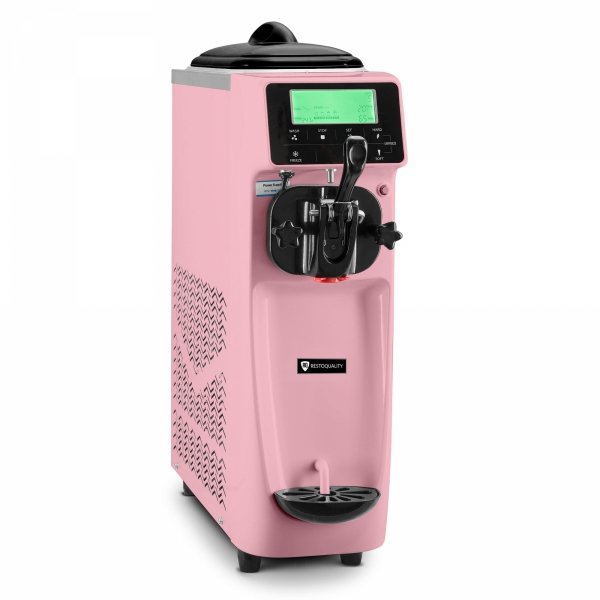Maszyna do lodów włoskich RQ16E-P | różowa | 6l
