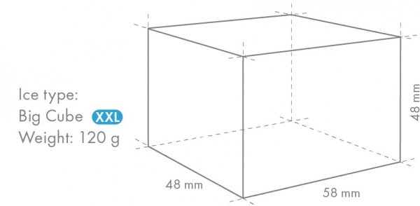 Kostkarka do lodu Hoshizaki IM-65PE-U-LM | 65 kg/24 h | chłodzona powietrzem | sanityzacja UVC | kostka duża | 48x58x48 mm