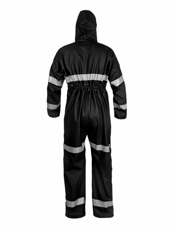 WASSERSCHUTZOVERALL MIT REFLEXSTREIFEN MODELL 104/R