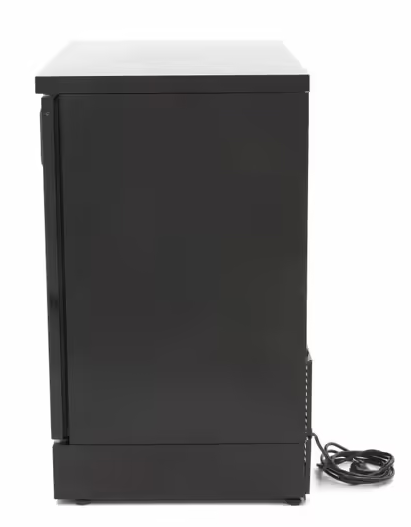Barowa szafa chłodnicza RQ-208HCM | drzwi skrzydłowe | 2-drzwiowa | 227l