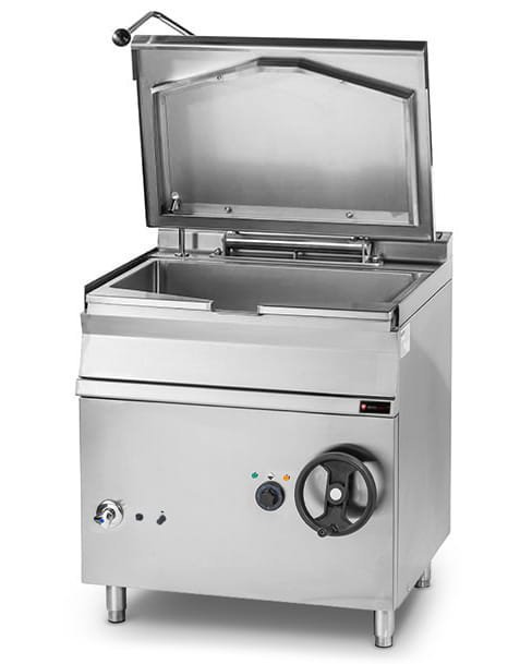 Patelnia uchylna elektryczna | stal nierdzewna | 12 kW | 400V | 80 l | 800x900x900 mm | RQBS85.98E