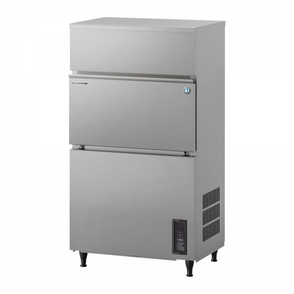 Kostkarka do lodu Hoshizaki IM-13W0PE-E | 116 kg/24h | chłodzona wodą | sanityzacja UVC | pompa spustowa | kostka sześcian | 28x28x32 mm