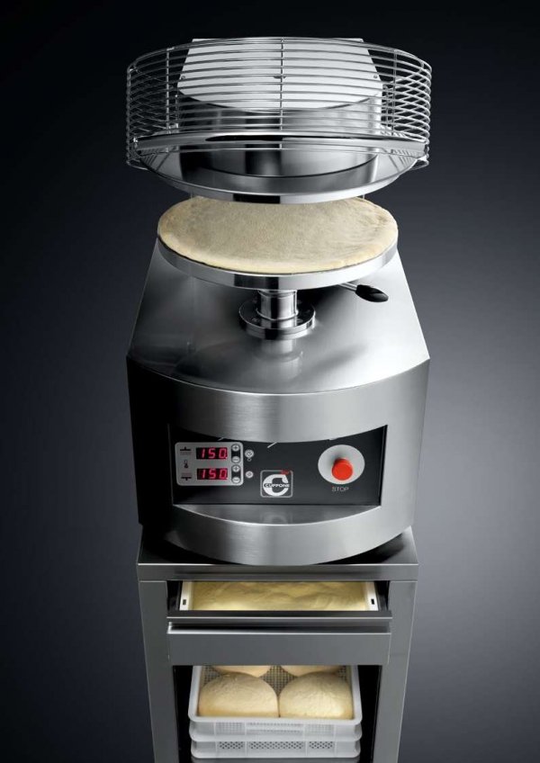 Prasa do ciasta do pizzy Cuppone Pizzaform | ?40-43 cm | 400 placków/h | 5,6 kW | PZF/40DS