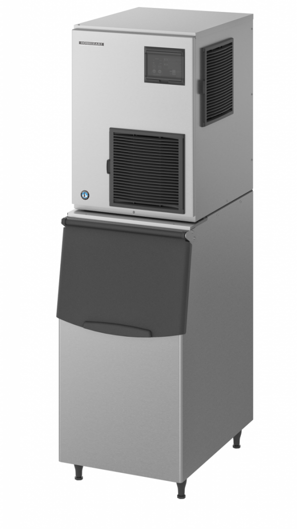 Łuskarka do lodu Hoshizaki FM-480AWKE-R452N-SB | 380 kg/24h | chłodzona wodą | bryłki lodu