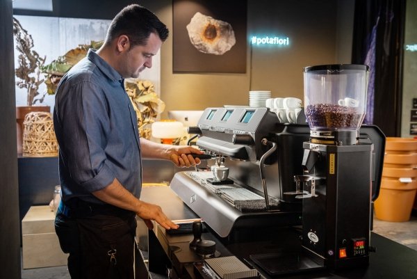 Ekspres kolbowy do kawy Tecnique HX 2GR Bronze | 2-grupowy