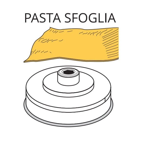 Matryca formująca do maszynki do makaronu PF25EN, PF40EN, MPF2.5N, MPF2.5NC, MPF4N, PASTA SFOGLIA