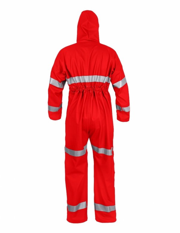 WATERPROOF OVERALLS WITH REFLECTIVE TAPES 104/R