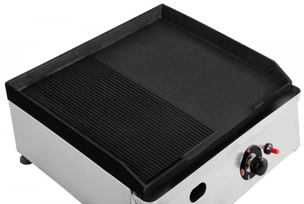 Płyta grillowa gazowa | ryflowano/gładka | 3,2 kW | RQG30953