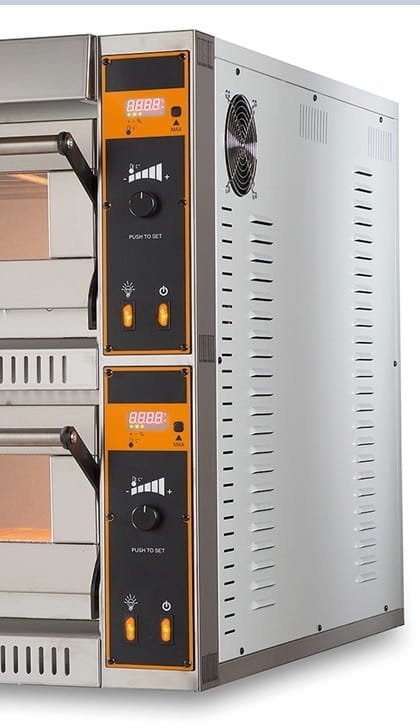 Piec do pizzy elektryczny | dwukomorowy | 12x36 | TOP D 66 XL/L (TecproD66BIG/L)