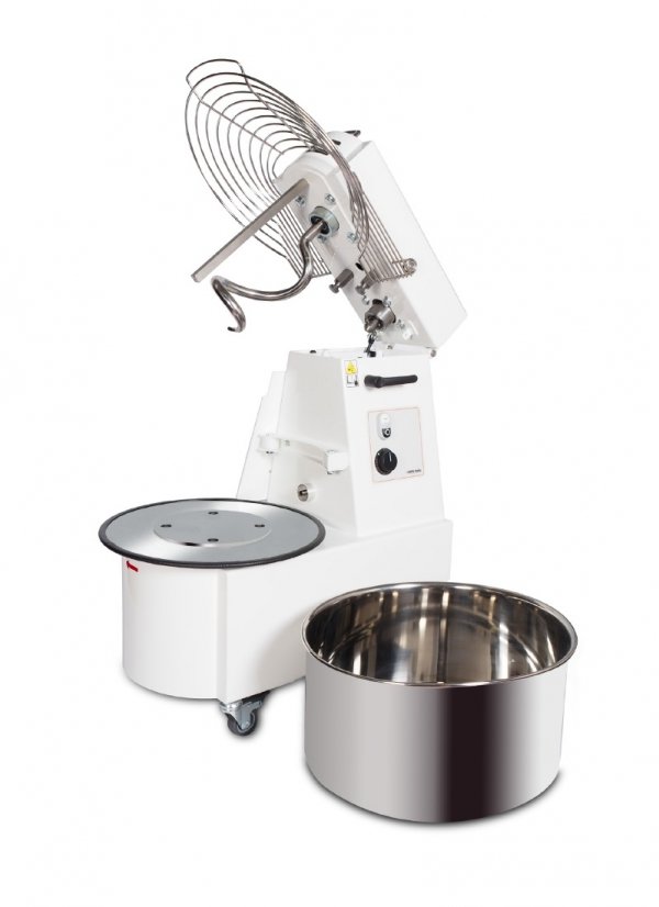 Mikser spiralny RTS 50 TR 2V | podnoszona głowica i wyjmowana dzieża | 48 l | 2,2 kW
