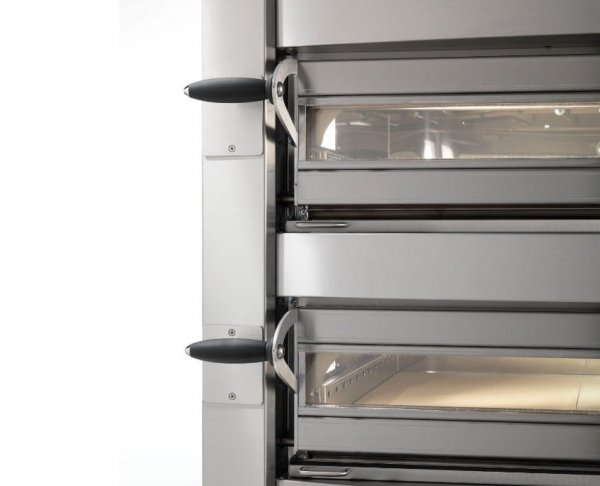 Piec do pizzy elektryczny Cuppone Michelangelo | dwukomorowy | panel cyfrowy | 6+6x35 | ML635L/2 CD
