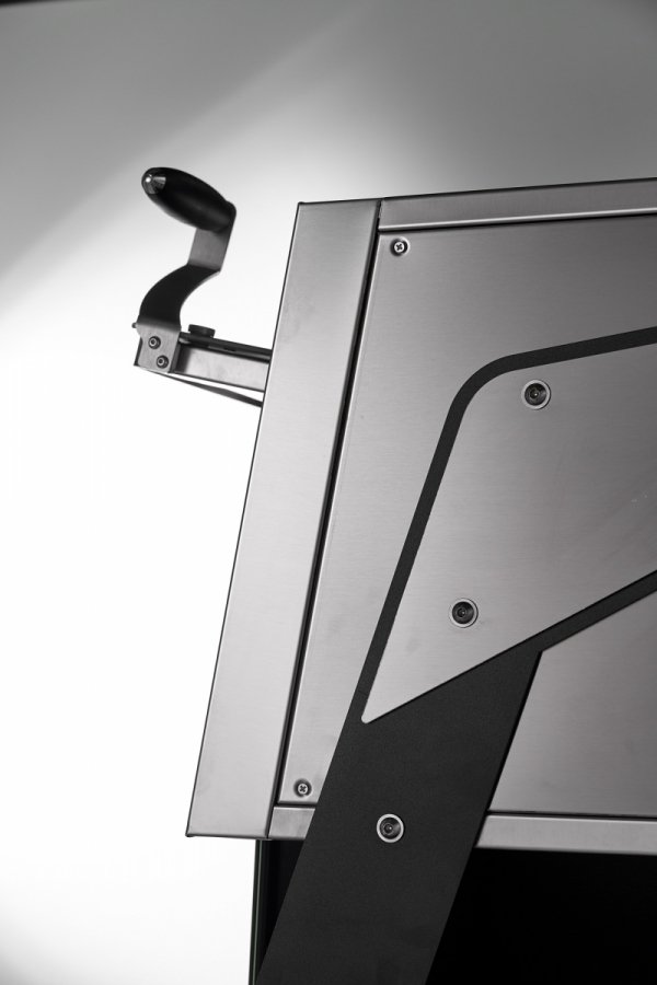 Piec do pizzy obrotowy Mantegna | MN40/1DG-P | elektryczny | max.500 °C | 1x40cm | 4 kW | 670x664x605 mm