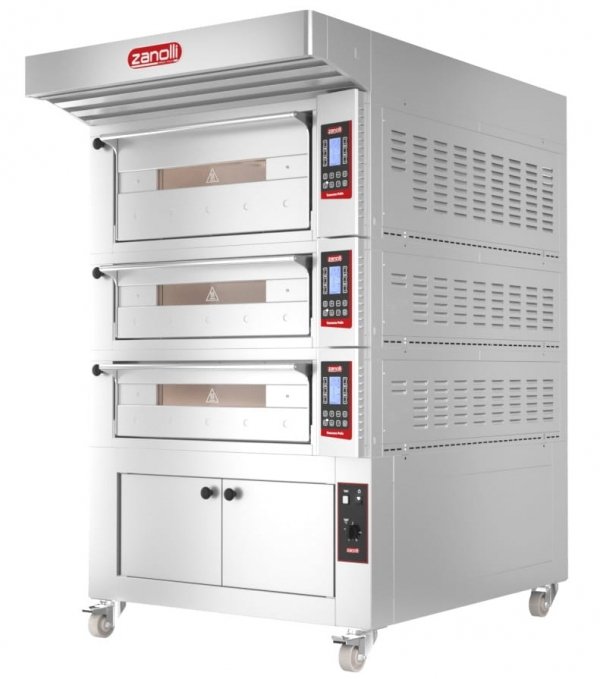 Piec elektryczny piekarniczy 1 komorowy | modułowy | h=18 | 3x400x600 mm |  5x33 cm | T POLIS 3 / MC18 IoT
