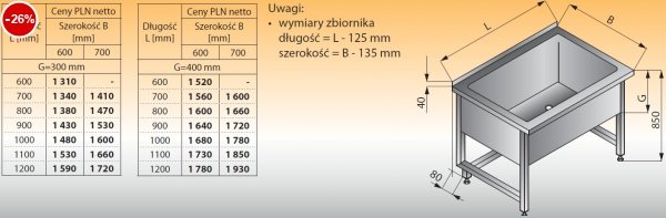 Basen wysoki przyścienny lo 408 - 800x700 g400