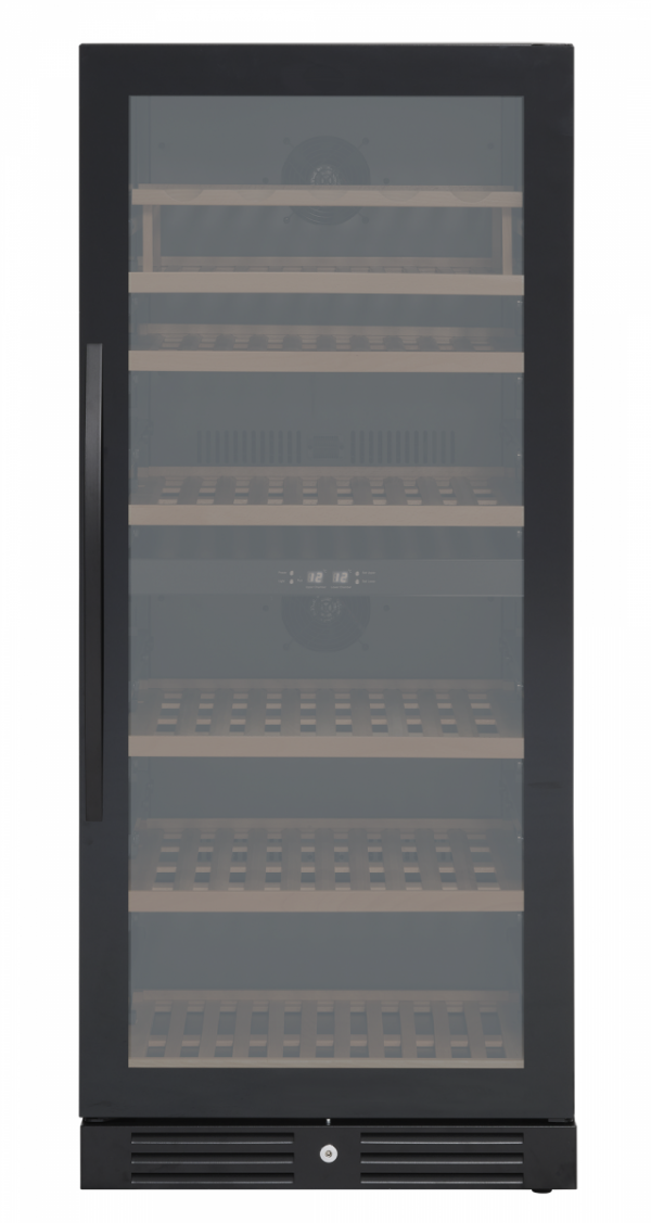 Winiarka | chłodziarka do wina | dwustrefowa | 345 l | na 90 butelek | 595x680x1392 mm | SV104B