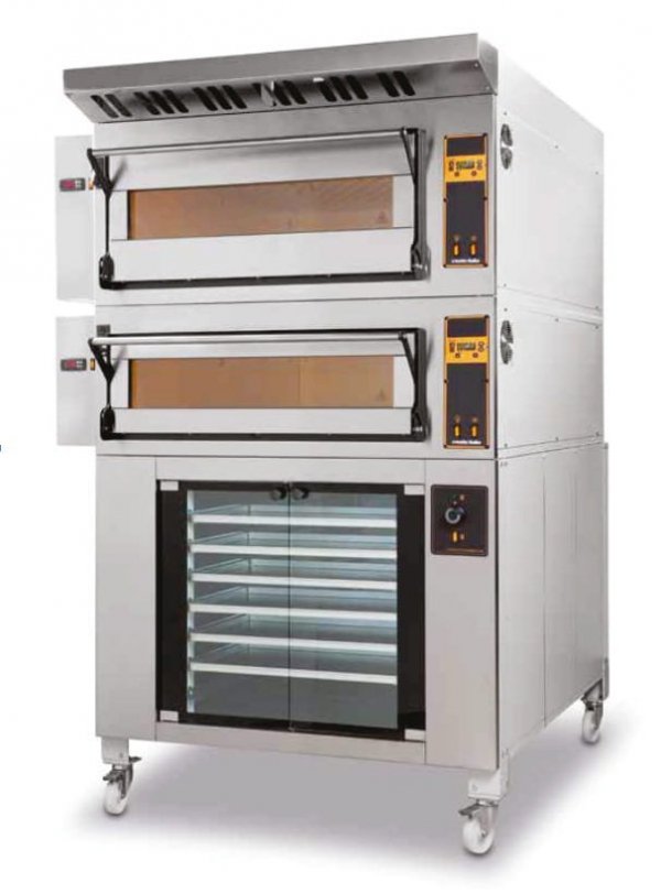 Piec elektryczny piekarniczy modułowy szamotowy | 4x600x400 | szeroki | BAKE D6/L (TRD6/L)