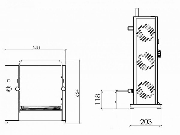 Toster pionowy SEKM40