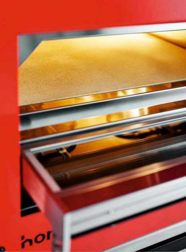 Piec do pizzy elektryczny Cuppone Home HE 400 | jednokomorowy | panel manualny | 400x400 mm | HE400/1 TM/FN | czarny