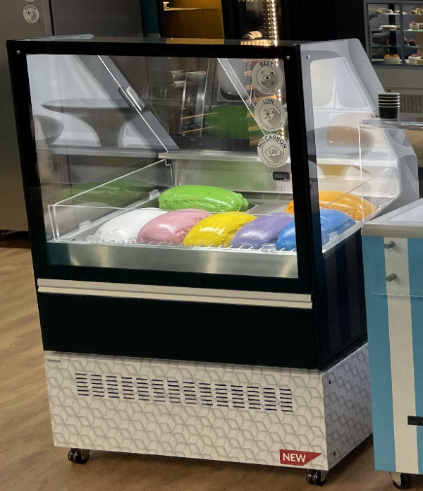 Dystrybutor do lodów | witryna do lodów | konserwator | Gelato VG 7 | 7 kuwet | 973x778x1161 mm