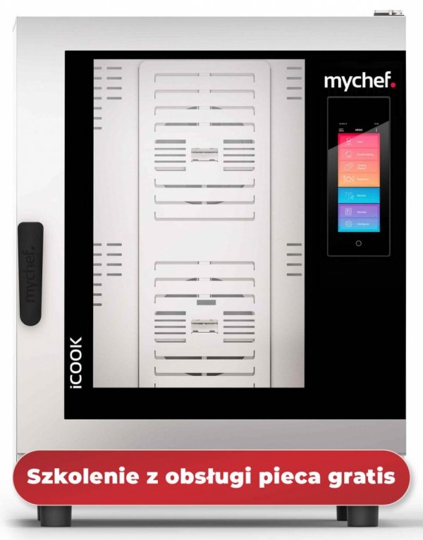 Piec konwekcyjno-parowy elektryczny | automatyczny system myjący | 10xGN1/1 | 18,6 kW | 400 V | Mychef iCook 101E TSC | System TSC - najwyższa stabilność temperatury
