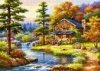 Haft Diamentowy Leśna Oaza 30x40 cm