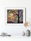 Haft Diamentowy Drzewo Tysiąca Kolorów 45x55 K