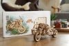 Puzzle 3D Drewniane Scrambler UGR-10 z bocznym wózkiem uGEARS