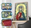 Haft Diamentowy Jezus Sprawiedliwy 30x40 cm