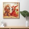 Haft Diamentowy Rude Psiaki 30x30 cm