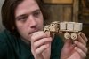 Puzzle 3D Drewniane Wojskowa Ciężarówka uGEARS