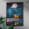 Malowanie Po Numerach Zestaw Leśna Noc 40x50
